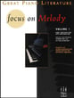 Focus on Melody piano sheet music cover